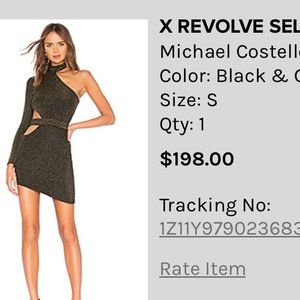 Michael Costello dress